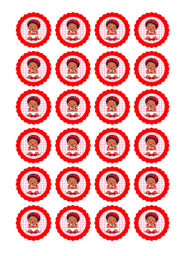 Cartela de adesivos